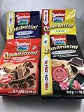 Loacker Quadratini Wafer Cookies Variety Pack ( Pack of 4 ) By KC Commerce