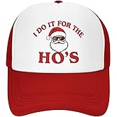 funny christmas trucker hat for women Party Christmas holiday hat foam Two Tone Trucker Hat