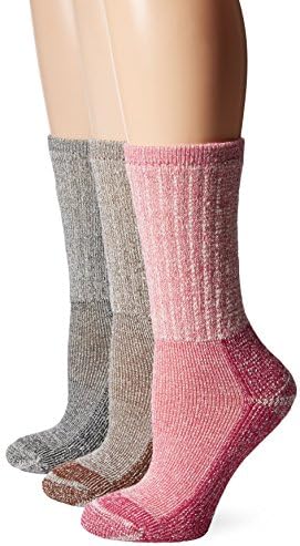 High Ridge Gear Women's 3 Pack Trekking Crew Socks
