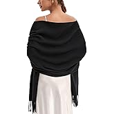 Pashmina Scarf and Shawl - Soft Women Pashminas Wrap for Wedding Evening Party dresses