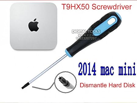 Tr9 T9hx50 Tournevis Torx Trou Central Pour Demonter Disque Dur D Apple Mac Mini Fin 2014 Haute En Acier Au Carbone Magnetique De Precision Amazon Fr Bricolage
