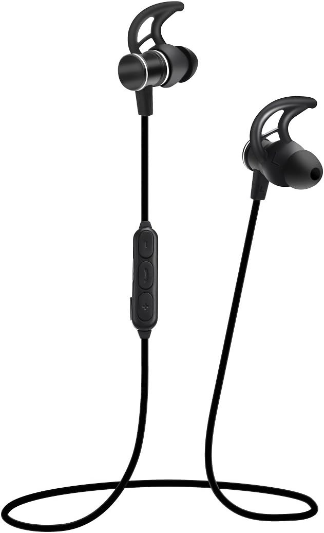 EIMGO Bluetooth Headphones, Bluetooth Earbuds,Sweatproof Sport In-ear Wireless Earbuds,Bass Stereo Bluetooth Headsets,Lightweight Comfortable Earphones,Noise Cancelling,Wireless Headphones V4.1 (SLS)