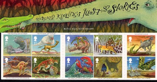 2002 Rudyard Kipling's Just So Stories Stamps in Presentation pack