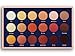 18 Super Pigmented - Top Influencer Professional Eyeshadow Palette all finishes, 5 Matte + 9 Shimmer + 4 Duochrome - Buttery Soft, Creamy Texture, Blendable, (Candy Peaches)