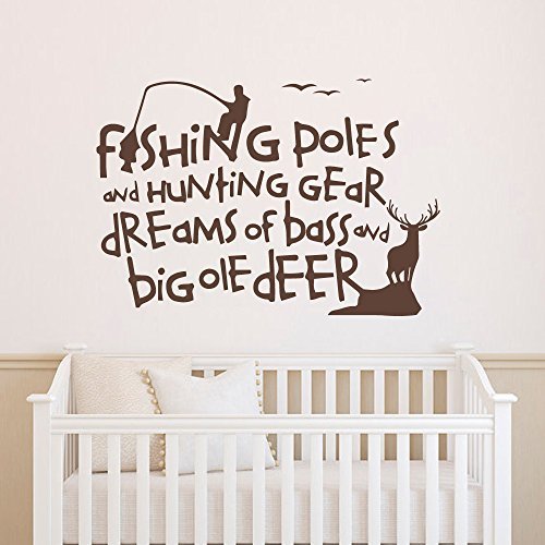 Amazon Com Wall Decal Decor Country Wall Decals Quotes Fishing