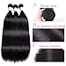 Peruvian Straight Hair Bundles Human Hair 24 26 28 30Inch Unprocessed 10A Remy Straight Virgin Human Hair 4 Bundles Long Hair Straight Bundles 400g Natural Color