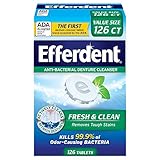 Efferdent Plus Mint Anti-Bacterial Denture Cleanser | 126 Tablets