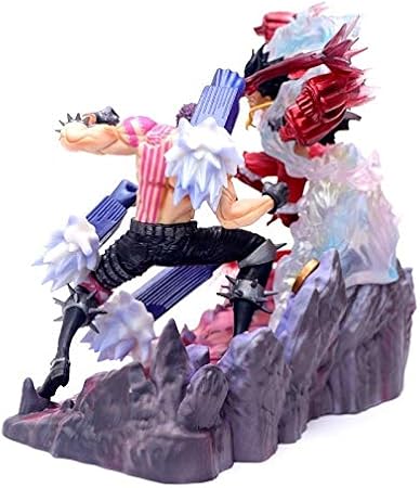 Yuxia One Piece Gk Gear Fourth Monkey D Luffy Vs Charlotte Katakuri Statue Action Figure Home Kitchen Amazon Com