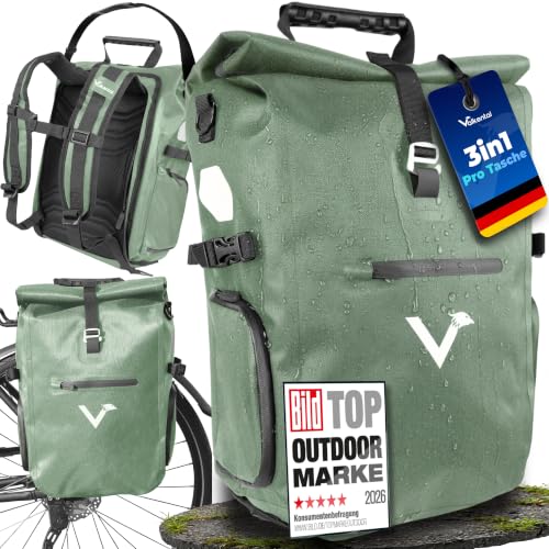 Valkental 3in1 Fahrradtasche Pro 23L, Das Original