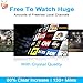 TV Antenna, 2019 New HDTV Indoor Digital Amplified TV Antennas 130+ Miles Range with Amplifier TV Signals, Indoor Antenna for 4K1080P HD Free Local TV Channels-Support All TV's-16.5ft Coax Cable