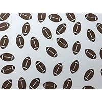 Football Confetti - Football Birthday Party Decor - Football Baby Shower - Football Party Decor - Boy Birthday Party - Boy Baby Shower - 100 pieces