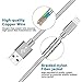 Aonsen Lightning Cable 3Pack 10FT Nylon Braided Certified iPhone Cable USB Cord Charging Charger for iPhone X/8/8 Plus/7/7 Plus/6s/6s Plus/6/6 Plus/5/5S/5C/SE/iPad Grey