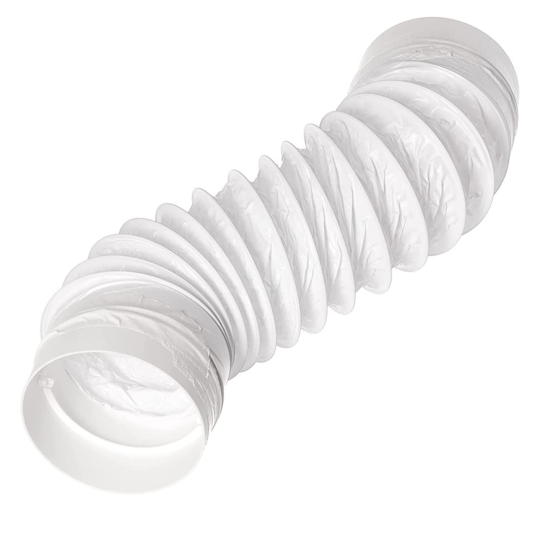 Steinberg14 Diameter 100 mm Flexible Pipe with Connector, Flexible Hose for Ventilation Systems, Steam Extractions