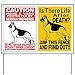 CafePress - (2) GERMAN SHEPHERD DOG SIGNS Yard Sign - Yard Sign, Vinyl Lawn Sign, Political Election Sign