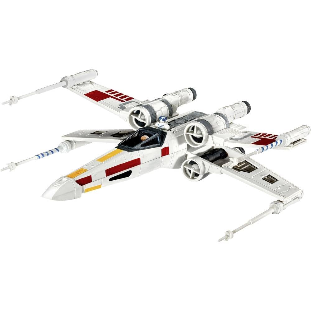 Revell Kit de modélisme Star Wars X-Wing Fighter I Chasseur de rébellions I Modèle très détaillé à l'échelle 1:57 I Figurine Pilote incluse I Parfait Pour les Amateurs de Star Wars à partir de 10 ans