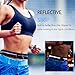 MoKo Sports Running Waist Pack, Outdoor Sweatproof Reflective Waist Belt, Fitness Workout Belt, Runner Belt, Dual Pouch Bag for iPhone 7, 6S, 5S, Galaxy J3, S6, S7 Edge, Pixel XL, Moto Z Droid, Purple