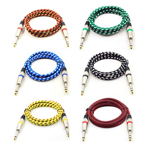 10 FT Guitar Cable,Guitar Cords for Amp,Clean Tone,Low Noise Cables Musical Instrument Cable Low Noise Shielded Cable - Thumbnail 4