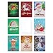 Christmas Greeting Cards - 8 Pcs 5D DIY Diamond Painting Card with Bells, Reindeer, Snowman and Santa Claus for Christmas Decor