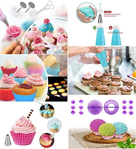 Vemingo Plateau Tournant De Gâteau, 150Pcs Kit De Pâtisserie Plateau Tournant De Gâteau Professionnel Ustensiles Kit, Outils De Cuisson,Idéal pour les débutants et les utilisateurs professionnels - Cuisine A Vivre Vemingo Plateau Tournant De Gâteau, 150Pcs Kit De Pâtisserie Plateau Tournant De Gâteau Professionnel Ustensiles Kit, Outils De Cuisson,Idéal pour les débutants et les utilisateurs professionnels