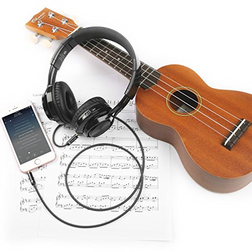 Aux-Cable-Syncwire-Audio-Cord-35mm-Auxiliary-Headphone-Cable-for-Car-Home-Stereos-Apple-iPod-iPhone-iPad-Echo-Dot-Samsung-Smartphone-MP3-Player-More-Nylon-Braided-33ft-Black