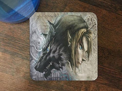 Twilight Link Silicone Drink Beverage Coaster 4 Pack by Demon Decal