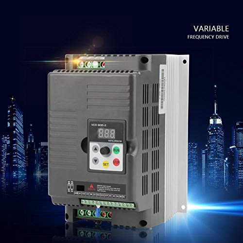 Variable Frequency Drive Single-Phase VFD Speed Controller for 3-Phase 5.5kW AC Motor