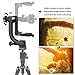 SHOOT Aluminum Alloy 360 Degree Panoramic Gimbal Tripod Head Ball Mount Tray for Canon Nikon DSLR SLR Camera Telephoto Lens (Supports up to 44lbs)
