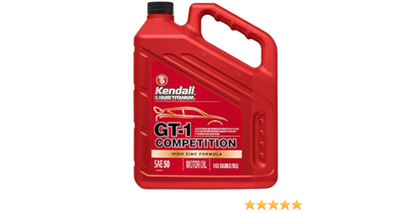 KENDALL GT-1 hogh Rendimiento SAE 20 W-50 Aceite de motor 1 US L