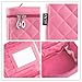 EN'DA professional Big Size Nylon Cosmetic Bags With Quality Zipper Single Layer Travel Makeup Bags For Women(Pink)