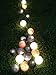 Earth Tone Cotton Ball Patio Party String Lights (20/set)