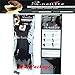 S-noilite Clip in Extensions Human Hair Double Weft 100% Remy Hair Full Head #1 Jet Black Color Straight Soft Silky Extensions for Women Gift 8pcs 10inch 110g per Package