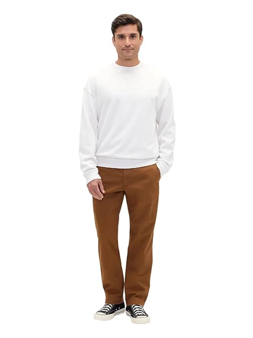 GAP Mens Essential Straight Fit Khaki Chino Pants Rich Ginger 33x32