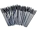 Camkey 100pcs Disposable Mascara Wands Makeup Brushes Eyelash Eye Lash Brush Make Up Applicators Kit (Black)