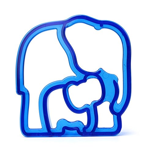 Kingspinner 7 types Kids DIY Lunch Sandwich Toast Cookies Mold Cake Bread Biscuit Food Cutter Mould (Elephant)