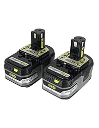 2 baterías de litio Ryobi One+ de 18 V y 3 Ah P191