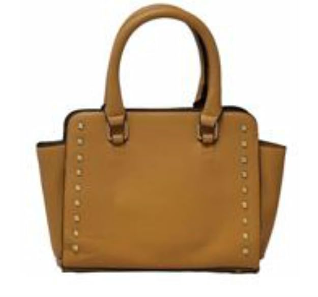 K. Carroll Women's Classic Satchel Handbag with Studs Handbags