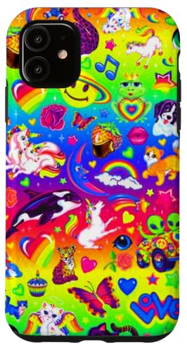 Retro 90s Kidcore Aesthetic Y2K Rainbow Vintage Trendy 1990s Case for iPhone 11
