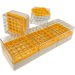 5 PCS Polycarbonate CryoBox Vial Rack, Freezer