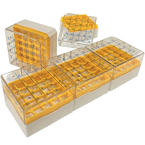 5 PCS Polycarbonate CryoBox Vial Rack, Freezer