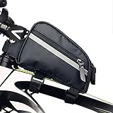 CHFUN Bike Saddle Bag, Waterproof MTB Bike Cycling Bicycle Underseat Pack Strap-On Saddle Bag/Seat Bag with Reflective Stripes