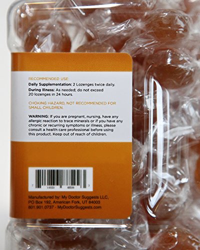 Original All Natural Silver Lozenges - Soothing Honey with Lemon: The Perfect Cough Drop for Cough, Throat & Mouth Health or Even Daily Supplementation & Immune Support, Contains 30ppm Silver