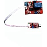 Dasiter 12V Voice-Activated Delay Switch Sound Audio Detection Time Delay Relay Module with 20cm Line Length Sound Sensor Module Voice Alarm