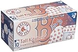 Spectrum 5813-10002 MLB Plastic Boston Red Sox Tall Kitchen Trash Bag, 13 Gallon Capacity (Pack of 10)