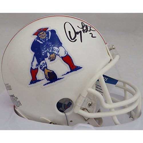 Doug Flutie Autographed New England Patriots Throwback Mini Helmet Beckett Bas 5xgco0904685 47 99