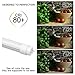 SGL 6-Pack T8 LED Shop Light Tube 48W Equivalent 4ft, Single-Ended Power 5000K Daylight White, Frosted Cover, G13 Lighting Fixtures, UL-Listed & DLC-Qualified