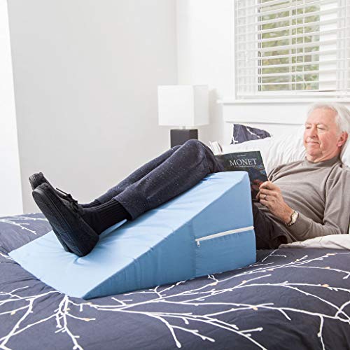 HealthSmart Bed Wedge Pillow and Triangle Wedge with Elevated Incline