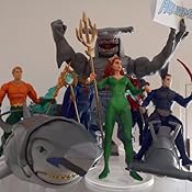 aquaman & warrior shark figure & creature pack