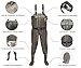 Fly Fishing Waders Breathable Crosswater Chest Waders Hunting Waders for Men Fishing Bib Pants with Boots