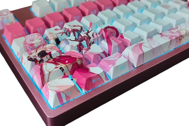 Benemate Honkai Elysia Keycaps, 108 + 27 Backlit
