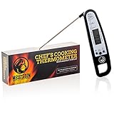 MEAT THERMOMETER - Digital Readout Lets You Cook Your Steaks To The Perfect Temp And Never Serve Under Cooked Chicken Again. Number 1 Rated For BBQ Grill, Smoker, Oven.